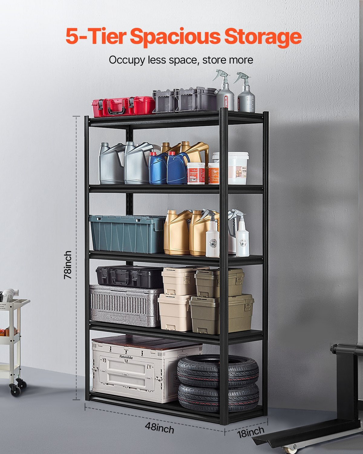 Storage Shelves5-tier Garage Storage Shelving Storage Shelves5-tier Garage Storage Shelving