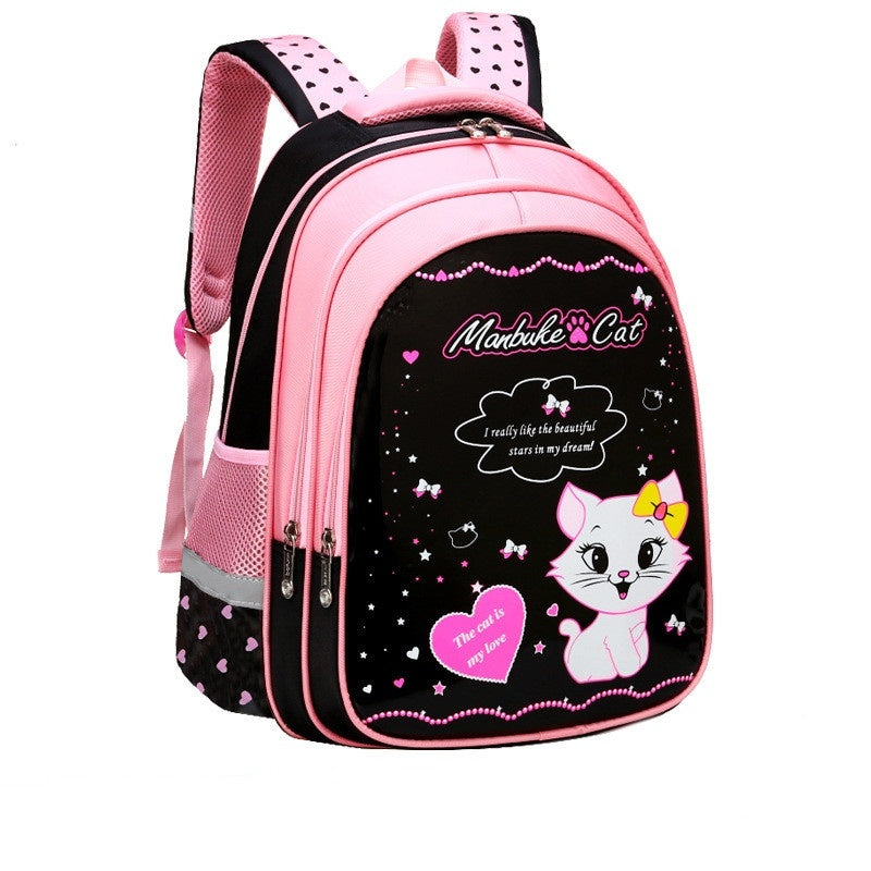 Kids School Cute Cat Print Backpack Kids School Cute Cat Print Backpack