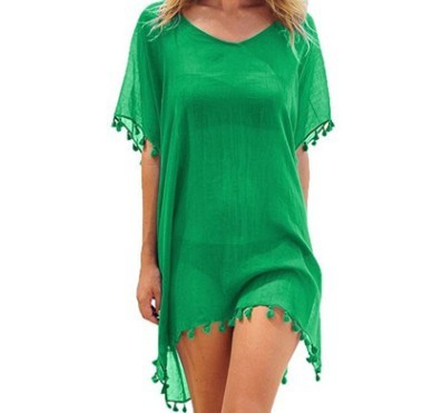 Women Blouses Loose Chiffon Dress Summer Beach Tunic Cover-Up Shirt Women Blouses Loose Chiffon Dress Summer Beach Tunic Cover-Up Shirt