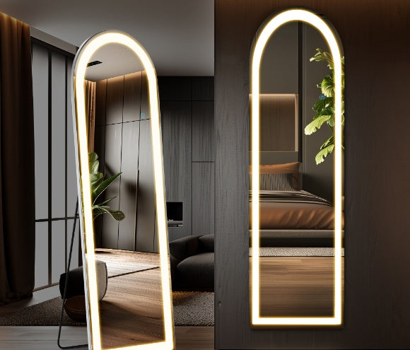 3 Color Lighting Mirror With LED Lights 3 Color Lighting Mirror With LED Lights