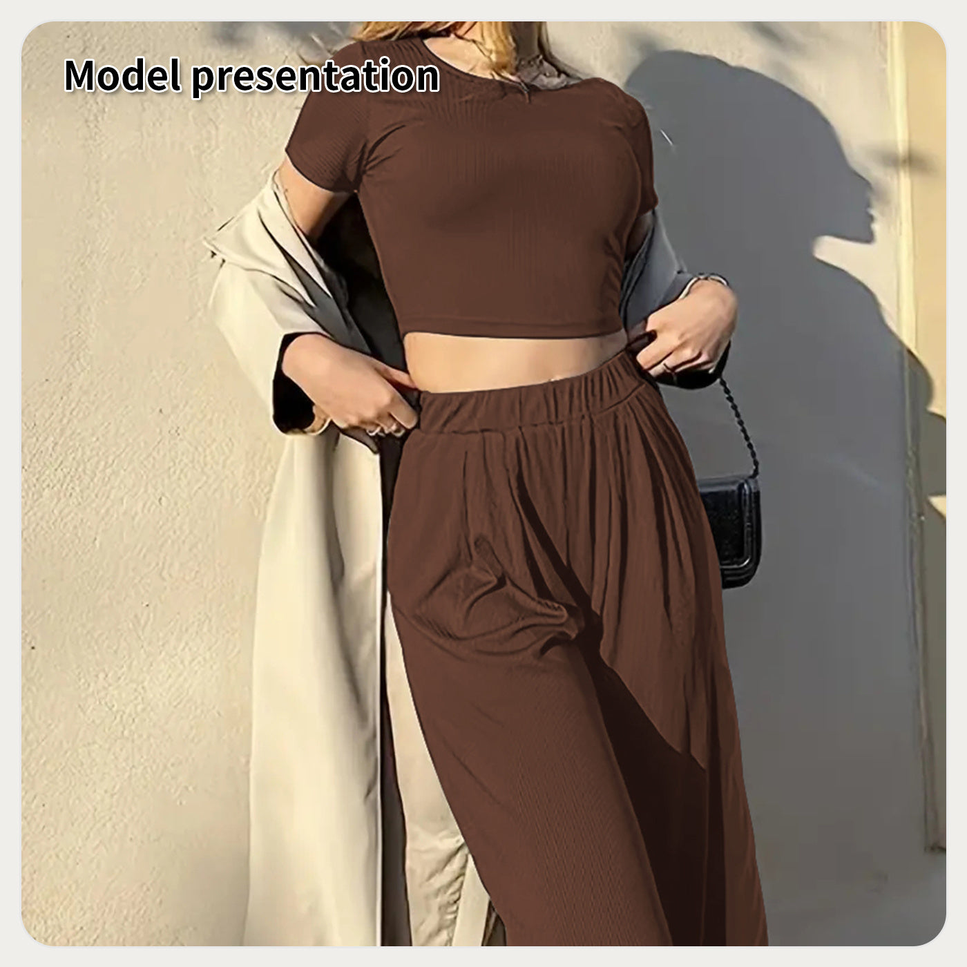 Women's Fashion Simple Solid Color Suit Women's Fashion Simple Solid Color Suit