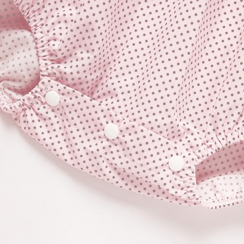 Newborn Baby Girls' Valentine's Day Smocked Romper Short Sleeve Heart Embroidery Jumpsuit Casual Cute Romper Newborn Baby Girls' Valentine's Day Smocked Romper Short Sleeve Heart Embroidery Jumpsuit Casual Cute Romper