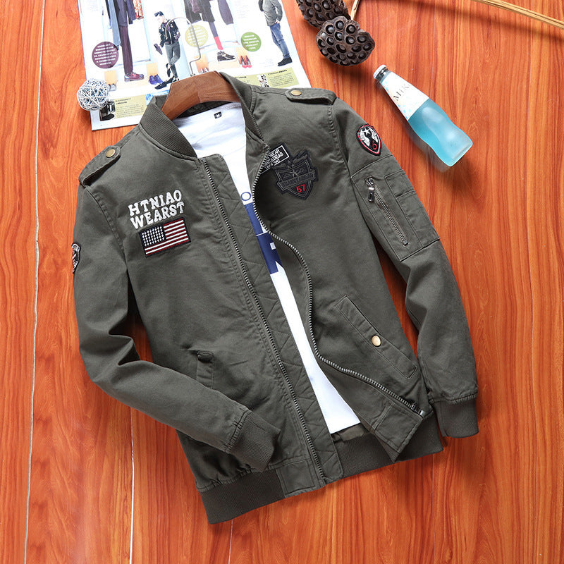 Men's flight jacket baseball uniform Men's flight jacket baseball uniform