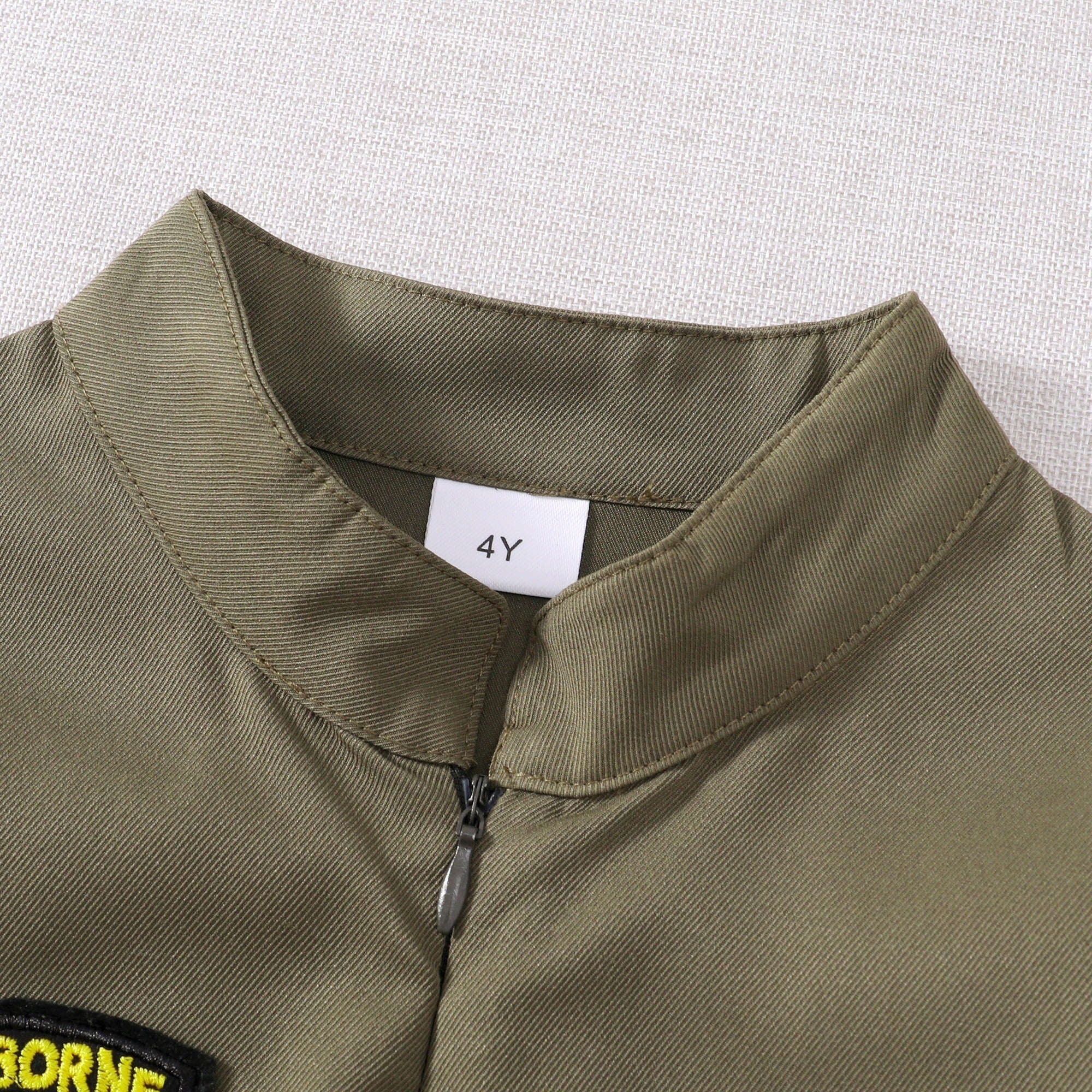 Toddler Boys Pilot Jumpsuit Army Green Long Sleeve Romper, Perfect For Birthday Party Outfits Toddler Boys Pilot Jumpsuit Army Green Long Sleeve Romper, Perfect For Birthday Party Outfits