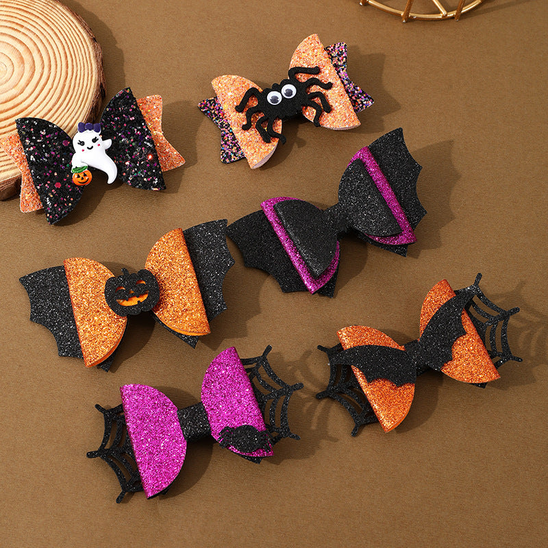 Halloween Barrettes Ghost Festival Party Festival Atmosphere Decor Halloween Barrettes Ghost Festival Party Festival Atmosphere Decor