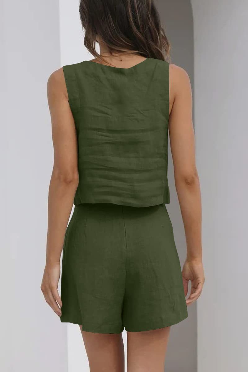 Women's Suit 2 Piece Outfits Square Neck Tops Shorts Sets Lounge Clothes Beach Summer Casual Outfits Women's Suit 2 Piece Outfits Square Neck Tops Shorts Sets Lounge Clothes Beach Summer Casual Outfits