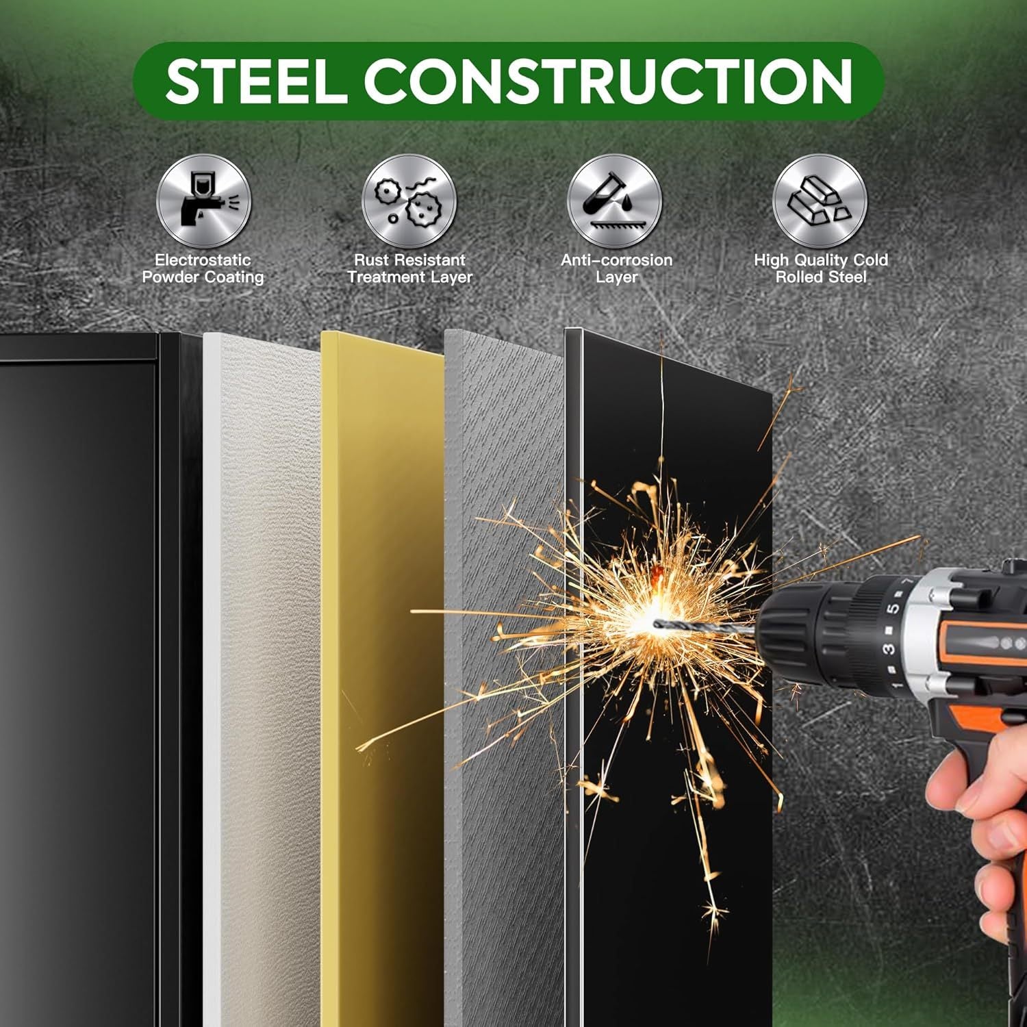 Aobabo Black Metal Cleaning Tool Storage Cabinet With Lockable Door With Keys, Adjustable Shelves, Pegboard, 13 Hooks, Broom Closet Storage Cabinet For Janitorial Supplies Aobabo Black Metal Cleaning Tool Storage Cabinet With Lockable Door With Keys, Adjustable Shelves, Pegboard, 13 Hooks, Broom Closet Storage Cabinet For Janitorial Supplies