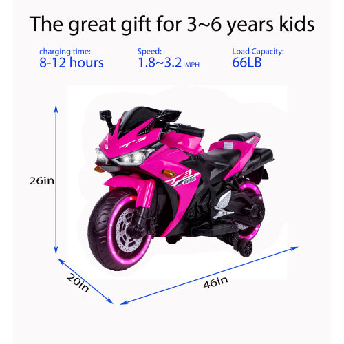 Kids Motorcycle,12V Motorcycle For Kids 3 4 5 6 Years Boys Girls 12v7ah Kids Motorcycle Ride On Toy With Training Wheels Manual Throttle Drive By Hand Lighting Wheels Kids Motorcycle,12V Motorcycle For Kids 3 4 5 6 Years Boys Girls 12v7ah Kids Motorcycle Ride On Toy With Training Wheels Manual Throttle Drive By Hand Lighting Wheels