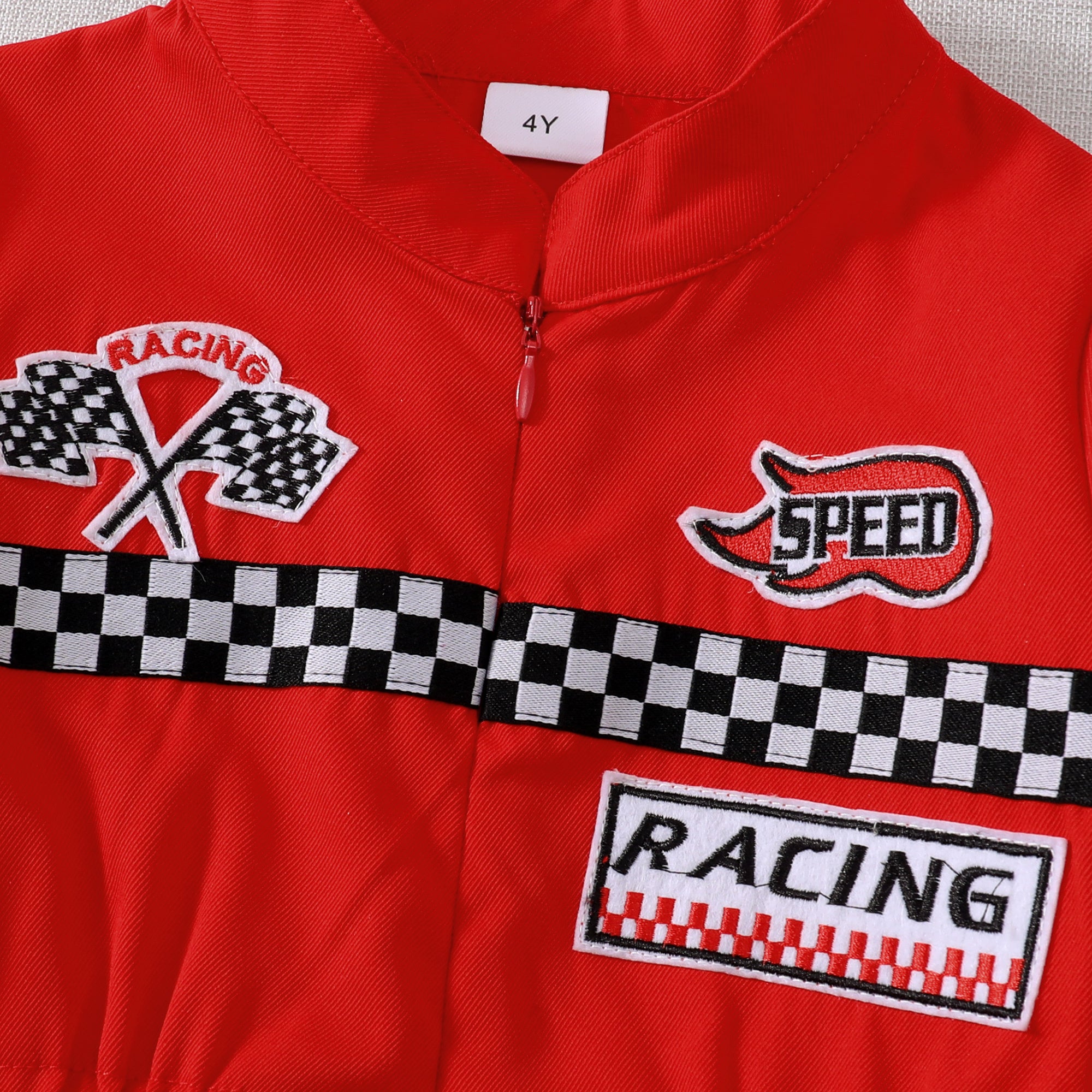 Toddler Girls Boys Racing Driver Jumpsuit, Racer Outfit, Halloween Christmas Carnival Party Race Car Driver Clothing Set Toddler Girls Boys Racing Driver Jumpsuit, Racer Outfit, Halloween Christmas Carnival Party Race Car Driver Clothing Set