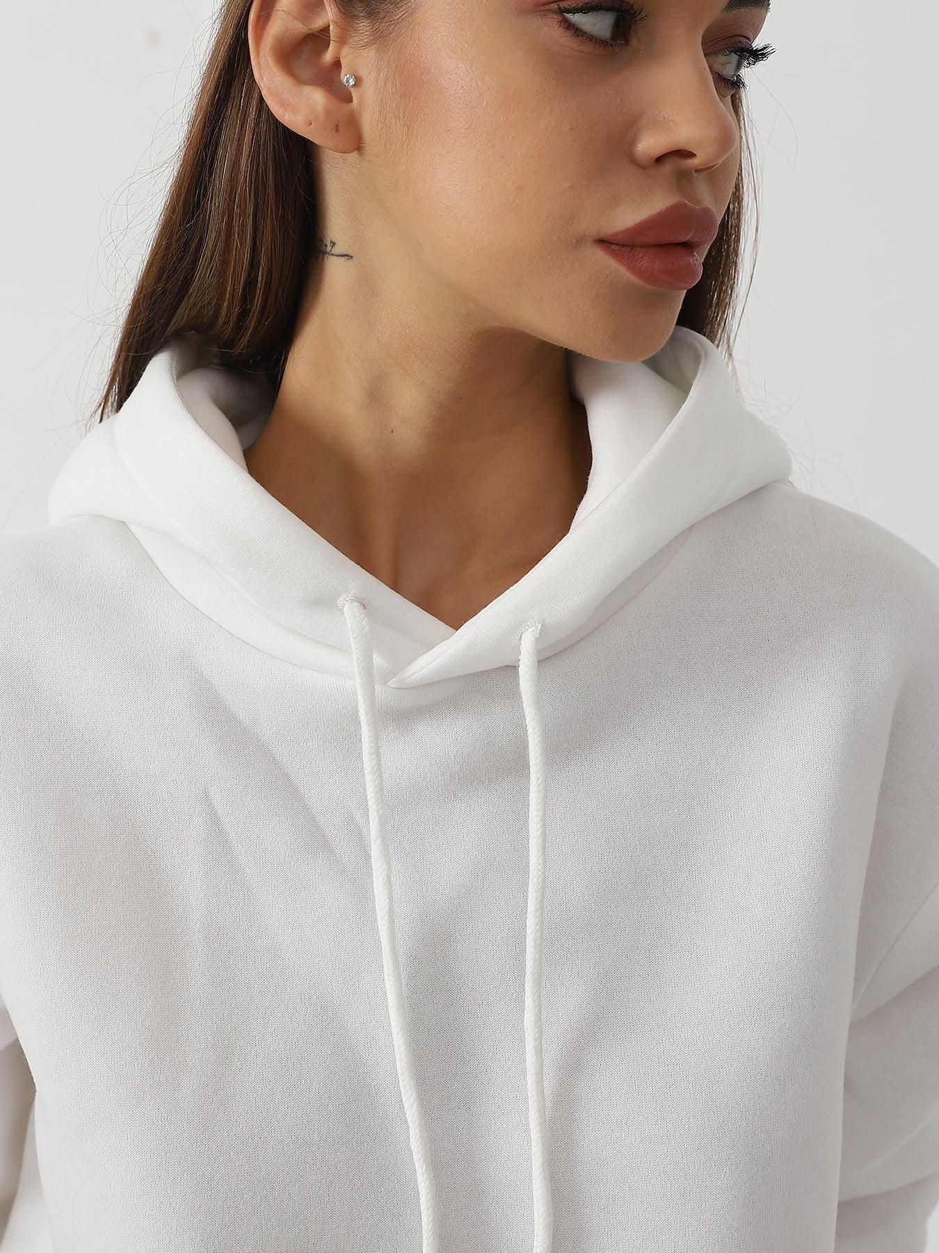 Women's Fashionable Casual Solid Color Long Sleeved Sweatshirt Set Women's Fashionable Casual Solid Color Long Sleeved Sweatshirt Set