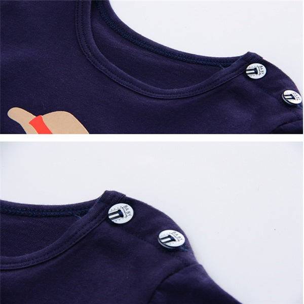 Cartoon Clothing Baby Boy Summer Clothes T-shirt Baby Girl Casual Clothing Sets Cartoon Clothing Baby Boy Summer Clothes T-shirt Baby Girl Casual Clothing Sets