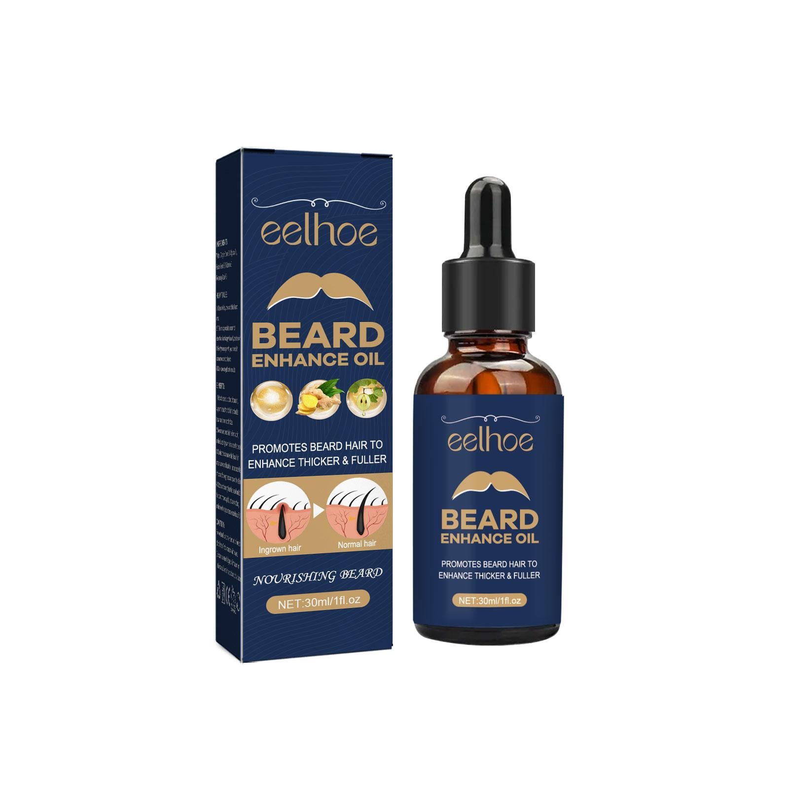 EELHOE Beard Care Oil - Strengthen And Nourish Beard Roots Moisturizing And Shine-Enhancing Beard Growth Serum For Men Hair Care Hydrating EELHOE Beard Care Oil - Strengthen And Nourish Beard Roots Moisturizing And Shine-Enhancing Beard Growth Serum For Men Hair Care Hydrating