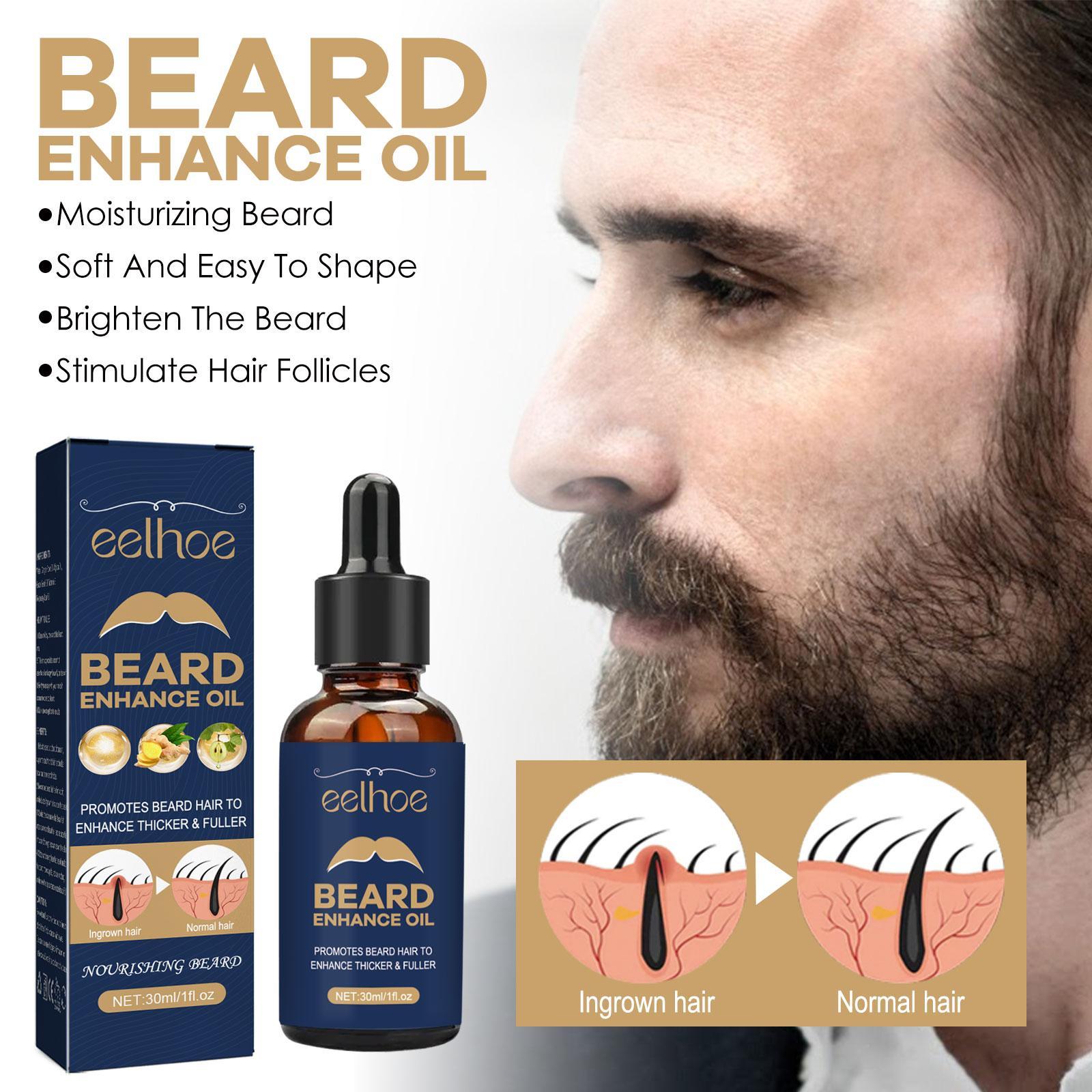 EELHOE Beard Care Oil - Strengthen And Nourish Beard Roots Moisturizing And Shine-Enhancing Beard Growth Serum For Men Hair Care Hydrating EELHOE Beard Care Oil - Strengthen And Nourish Beard Roots Moisturizing And Shine-Enhancing Beard Growth Serum For Men Hair Care Hydrating
