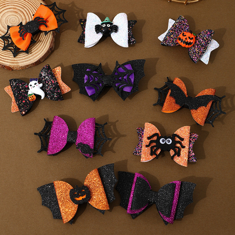 Halloween Barrettes Ghost Festival Party Festival Atmosphere Decor Halloween Barrettes Ghost Festival Party Festival Atmosphere Decor