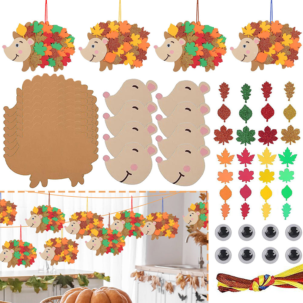 8 Pcs Fall Hedgehog Craft Kits 8 Pcs Fall Hedgehog Craft Kits
