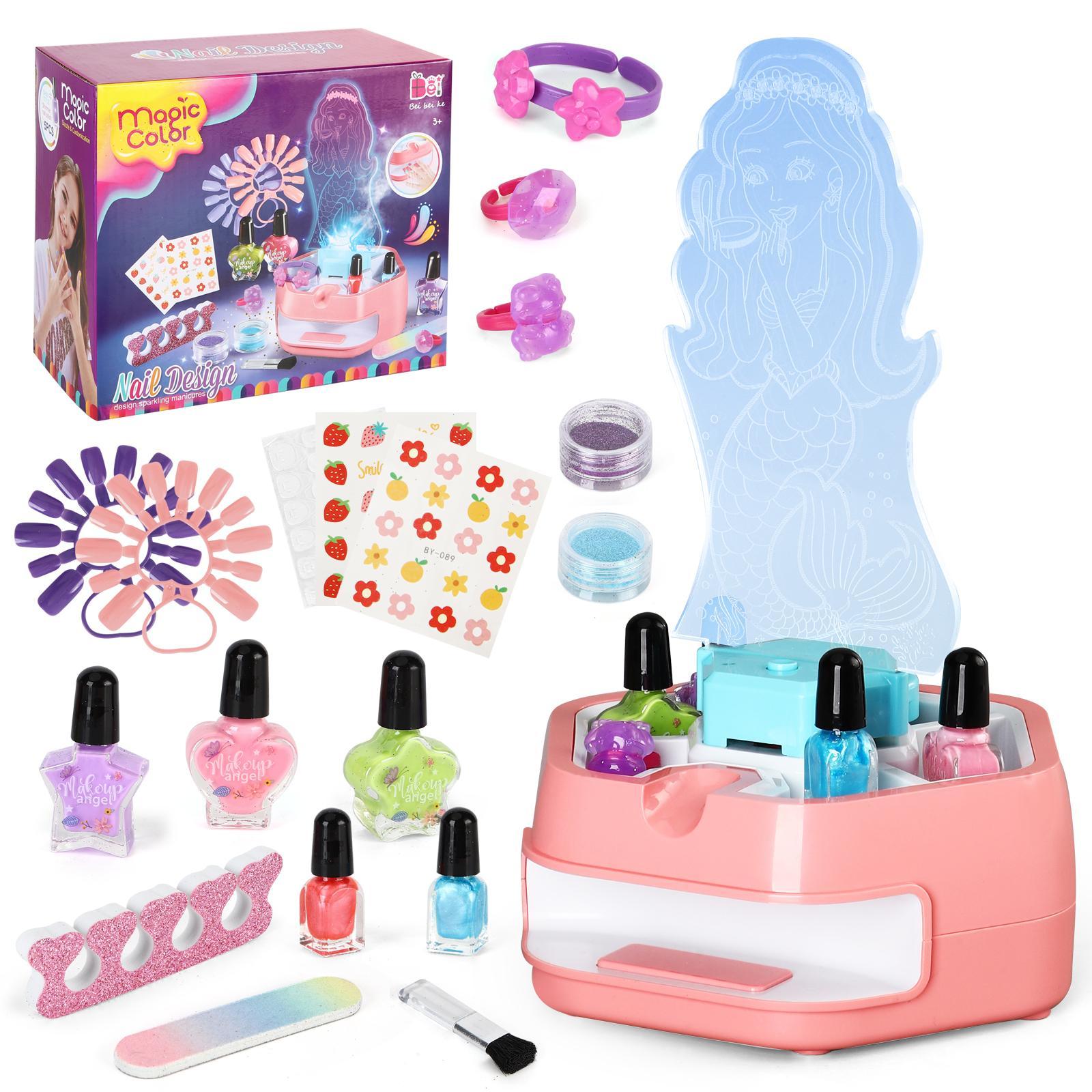 Kids Makeup And Nail Art Spray Set Toys Creative Playtime Fun Kids Fun Nail Art Perfect Holiday Gift Kids Makeup And Nail Art Spray Set Toys Creative Playtime Fun Kids Fun Nail Art Perfect Holiday Gift
