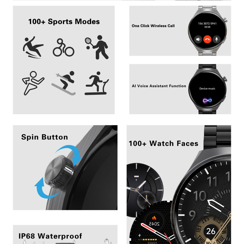 SENBONO V19 Business Men Smart Watch Answer Call Heart Rate Water Proof Sports Fitness Smartwatch Men SENBONO V19 Business Men Smart Watch Answer Call Heart Rate Water Proof Sports Fitness Smartwatch Men
