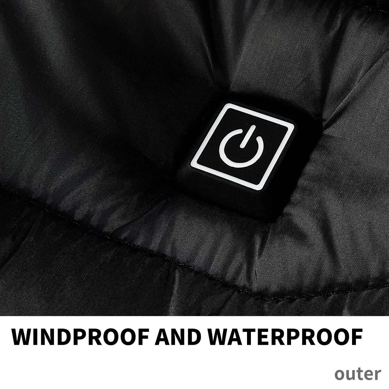 Men Heated Puffer Jacket Electric Heating Coat Insulated Hood Windbreaker 9Heat Zones Men Heated Puffer Jacket Electric Heating Coat Insulated Hood Windbreaker 9Heat Zones