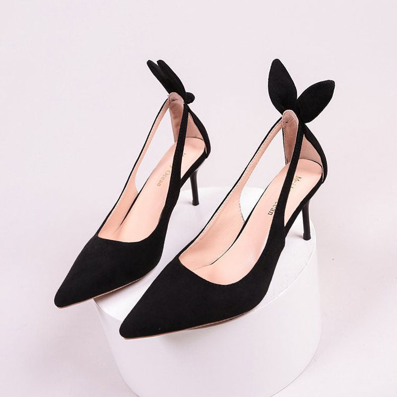 Sandals Women's Rabbit Ears Pumps Stiletto Heel 12cm High Heels Sandals Women's Rabbit Ears Pumps Stiletto Heel 12cm High Heels