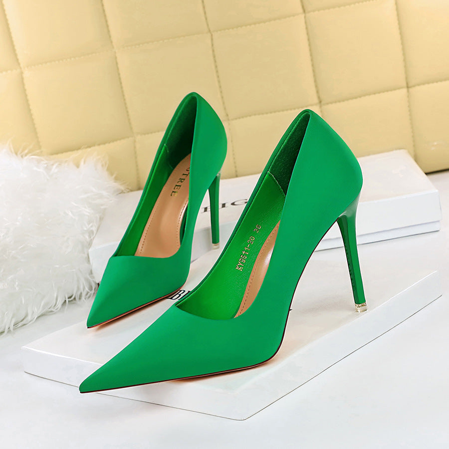 Fashion Simple Stiletto Pumps Pointed Toe High Heels Fashion Simple Stiletto Pumps Pointed Toe High Heels