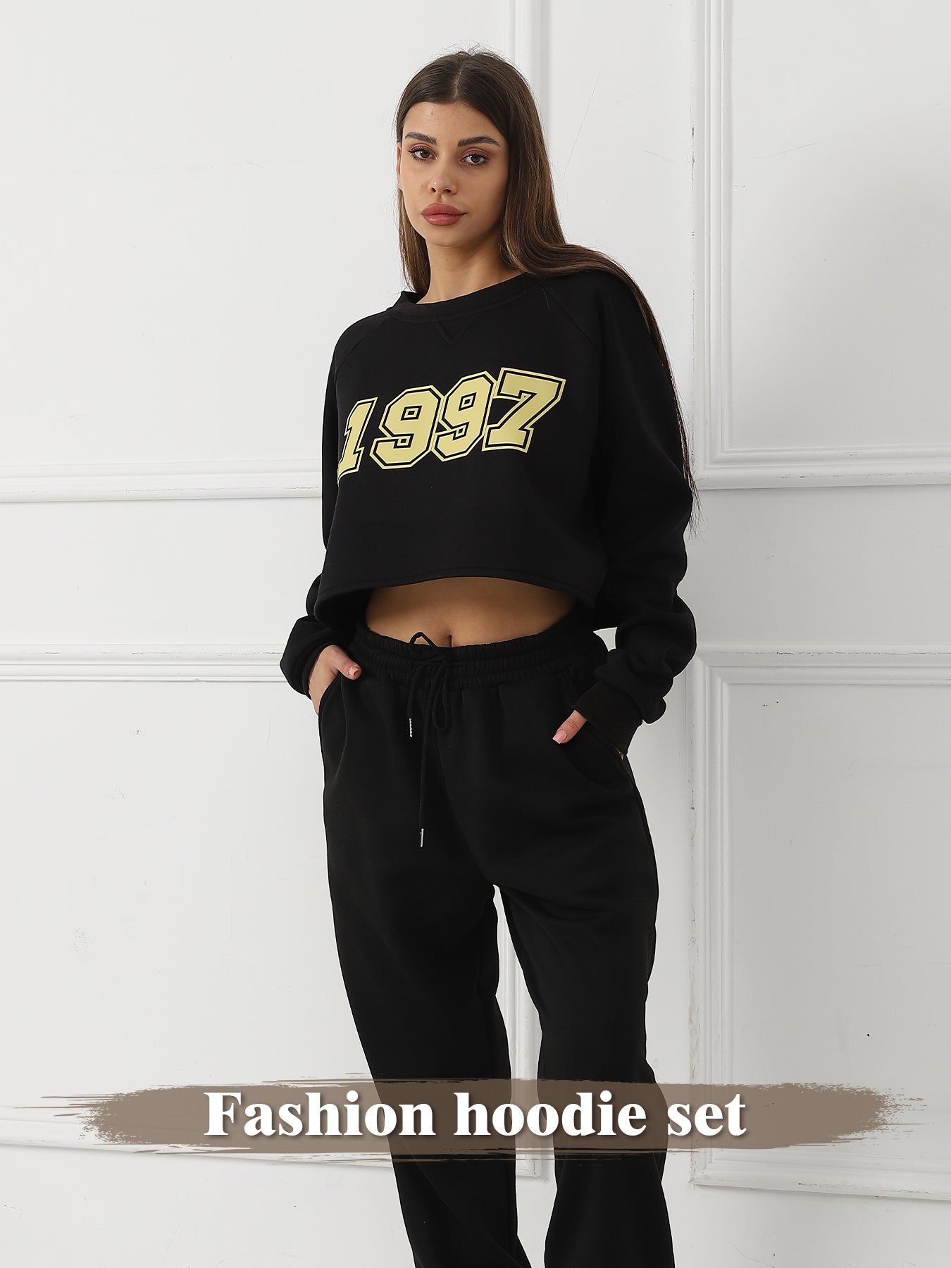Women's Long Sleeved Hoodie Set Women's Long Sleeved Hoodie Set