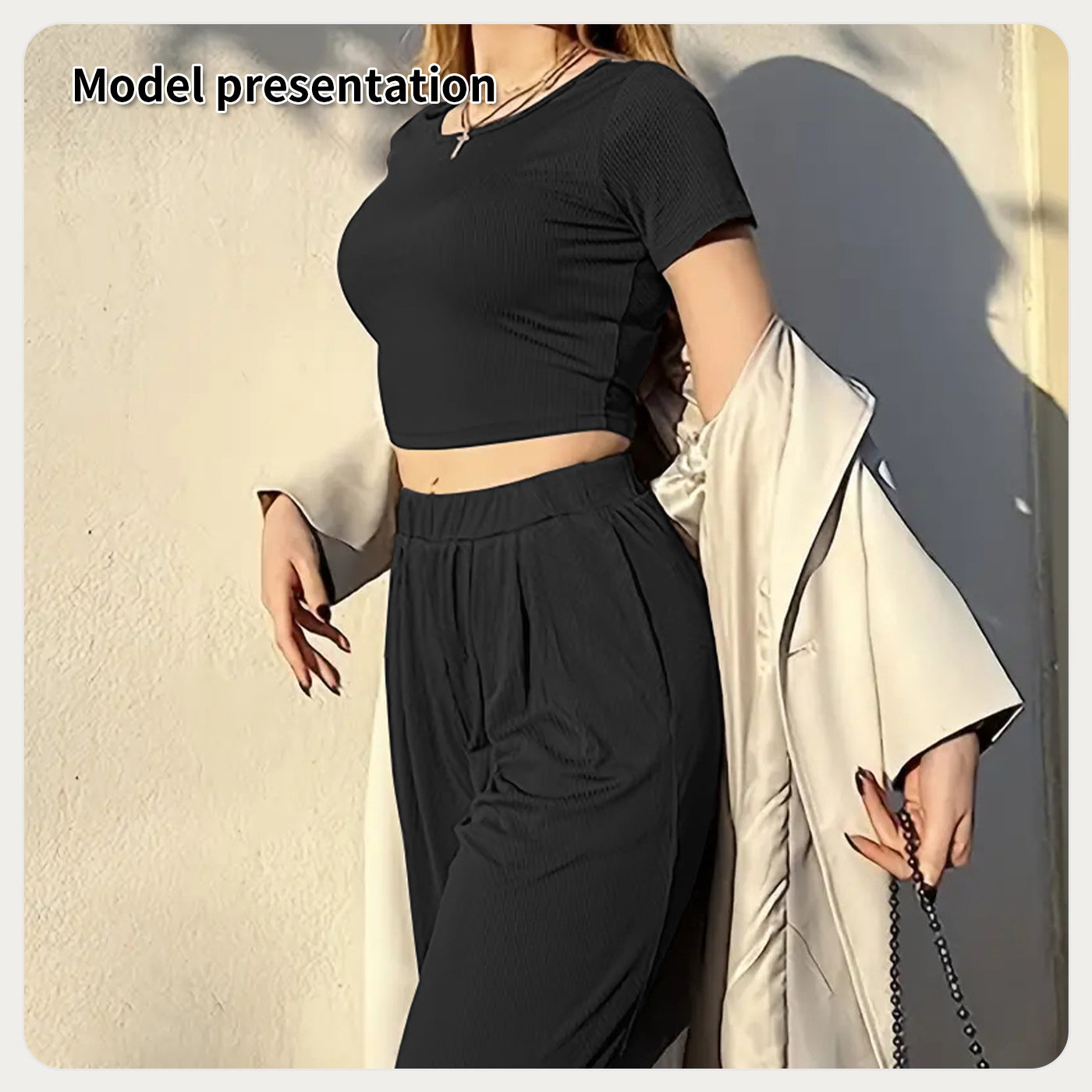 Women's Fashion Simple Solid Color Suit Women's Fashion Simple Solid Color Suit