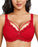 Sexy Lace Has Steel Ring Big Breast Small Push-up Adjustable Plus Size Bra