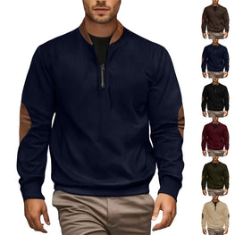 Men's Casual Jacket Pullover Zip-up Shirt