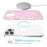 VELVET CAVIAR for iPhone 16 Pro Max Case Halloween Ghost - Compatible with MagSafe [10ft Drop Tested] - Ghosted Pink Glitter