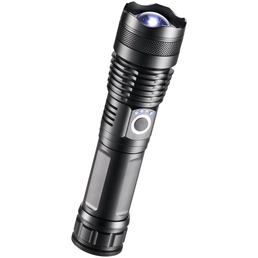VEVOR10000Lumen High Lumens Flashlight, 5 Lighting Modes Rechargeable