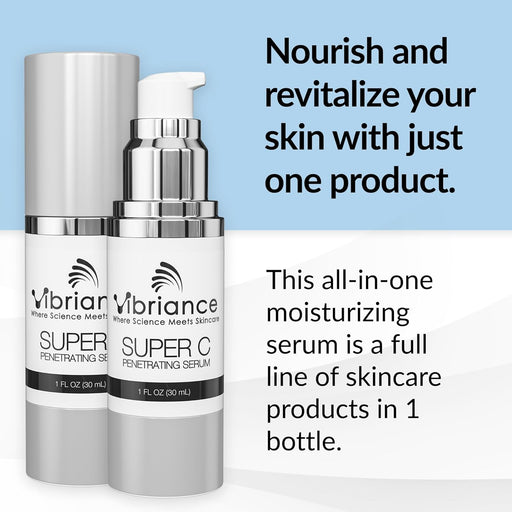 Vibriance Super C Serum para piel madura - Fórmula vitamínica todo en uno hidrata, reafirma, levanta, suaviza, se dirige a manchas de la edad, arrugas, 1 onza líquida