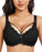 Sexy Lace Has Steel Ring Big Breast Small Push-up Adjustable Plus Size Bra