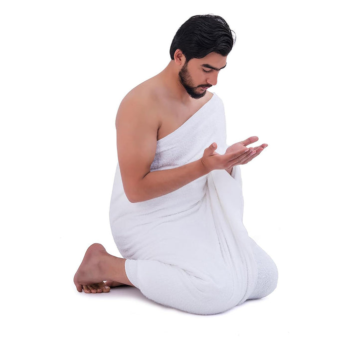 Premium Ihram for Hajj & Umrah – 100% Cotton / Antibacterial