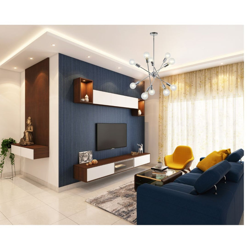 Modern Sputnik Chandelier Lighting 10 Lights With Adjustable Arms Chrome Pendant Lighting