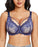 Sexy Lace Has Steel Ring Big Breast Small Push-up Adjustable Plus Size Bra