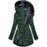 Fashion Long-sleeve Zipper Cotton-padded Coat Women