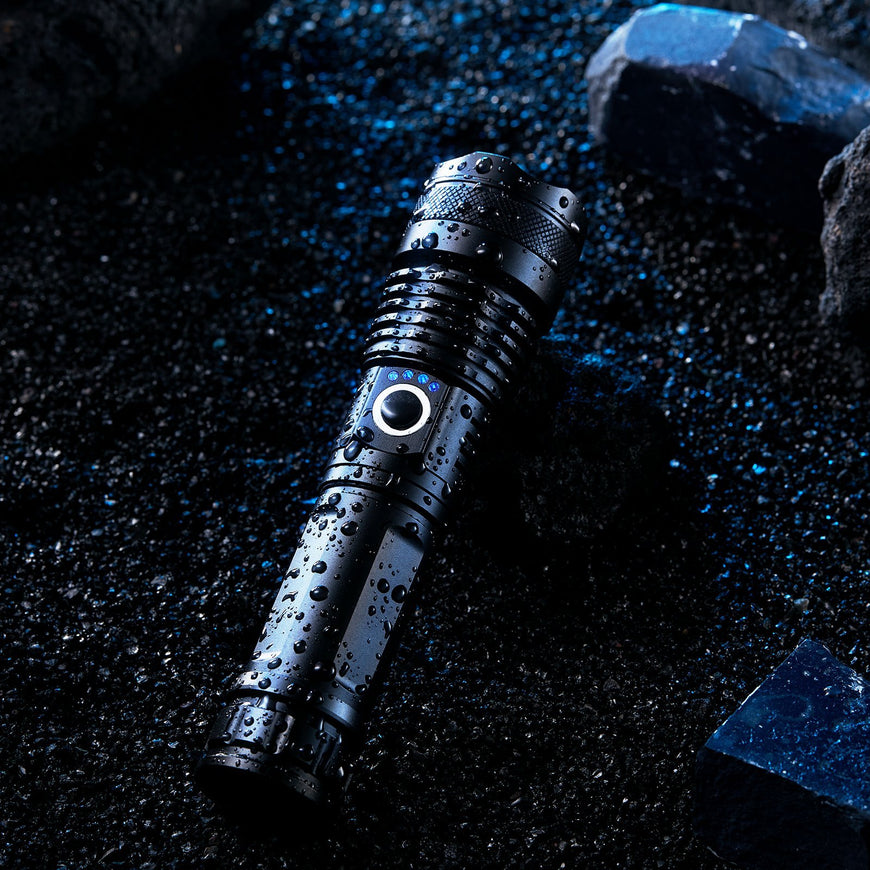 VEVOR10000Lumen High Lumens Flashlight, 5 Lighting Modes Rechargeable