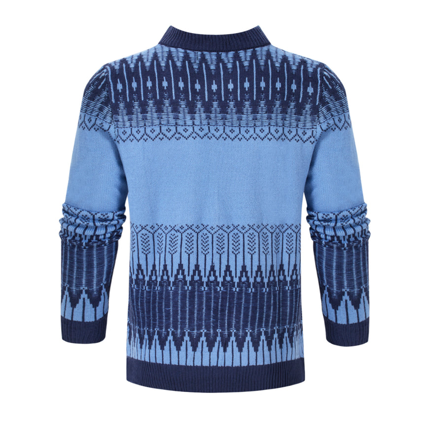 Men's Knitted Sweater Fashion Long-sleeved Pullover Tops Fall And Winter Clothing