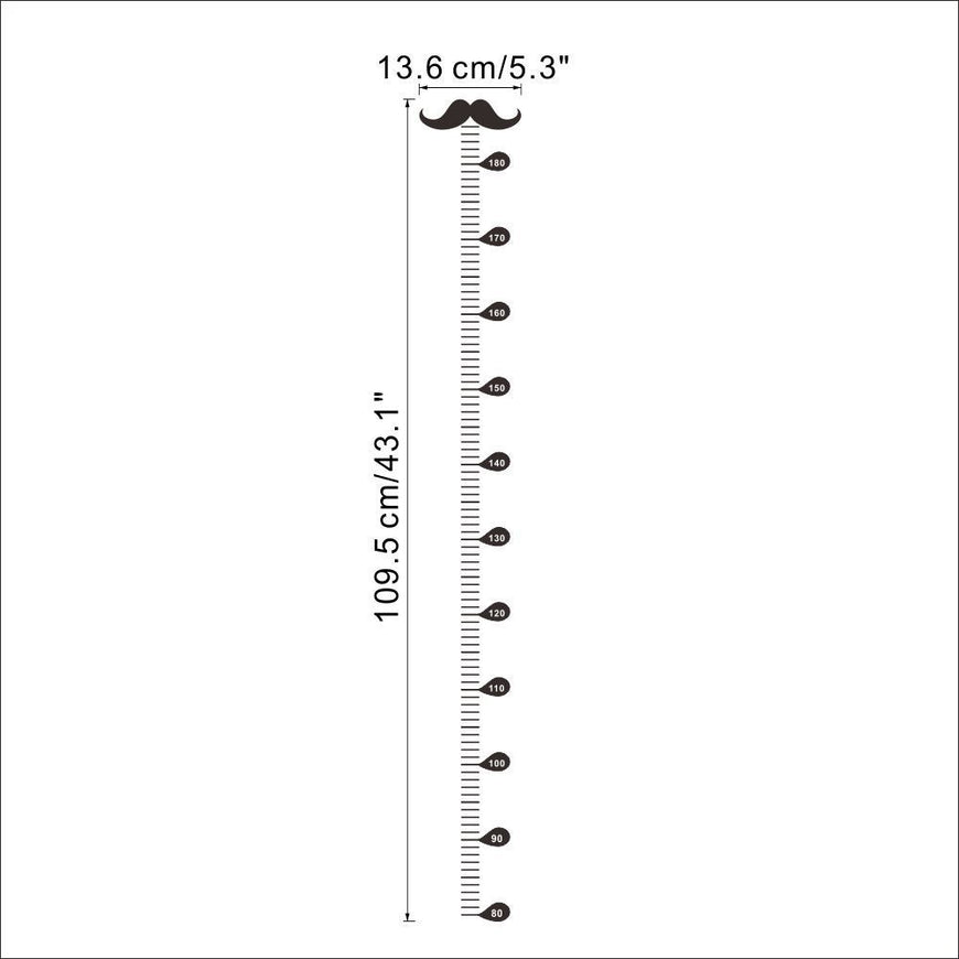 Children's Beard Height Measurement Wall Sticker
